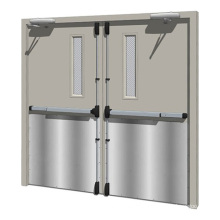 Steel Fire-rated Out Modern Double Front Entry Custom Doors Set
